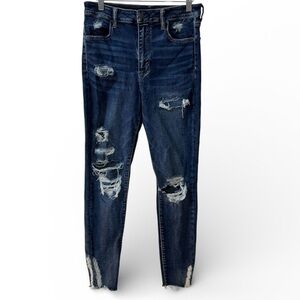 American Eagle Outfitters Dark Blue Denim